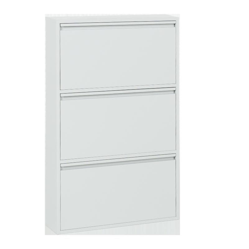 Метален шкаф за обувки Carmen CR-1228 E J - сив