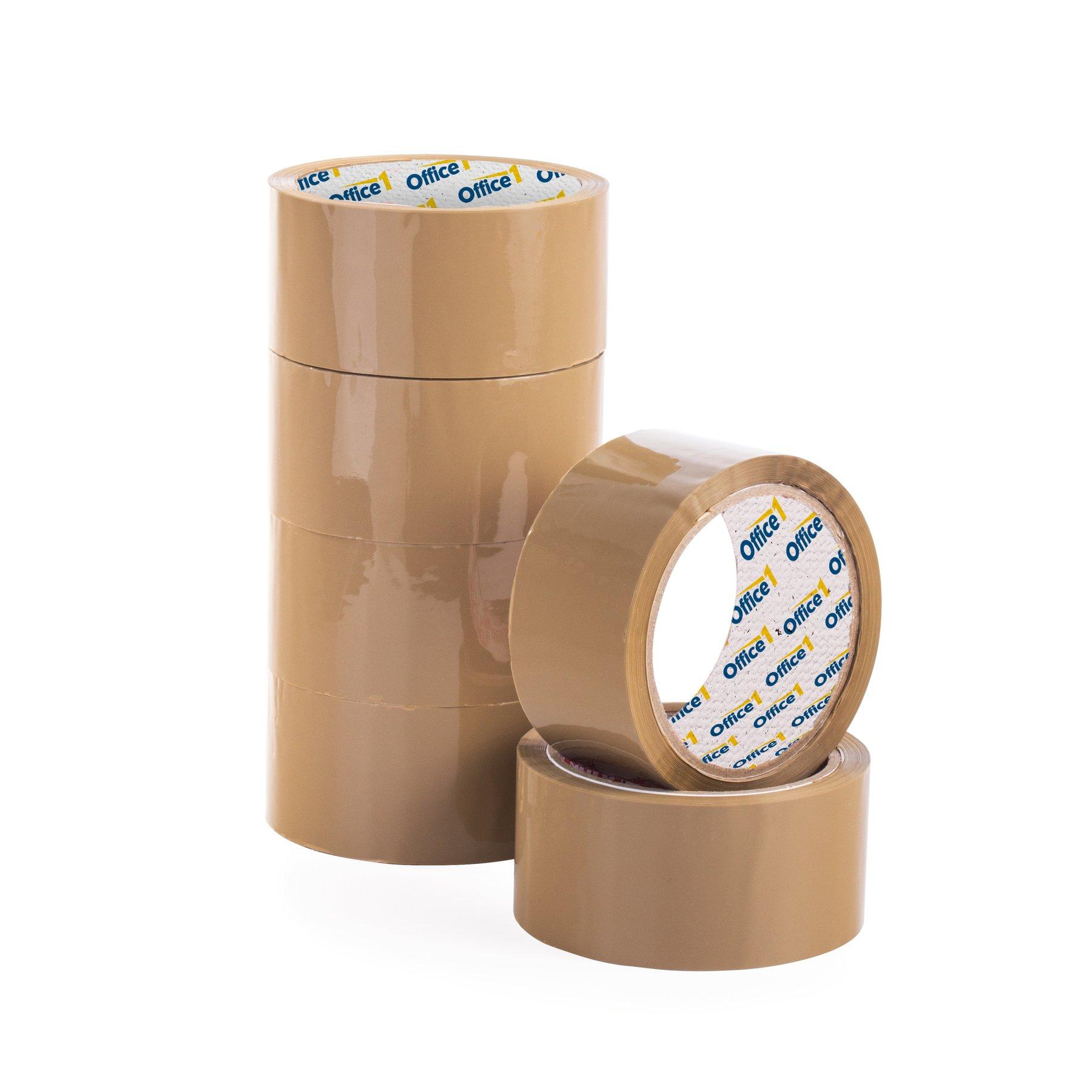 Office 1 Тиксо, опаковъчно, 48 mm x 66 m, кафяво, 6 броя | JAR Computers Office 1 Тиксо, опаковъчно, 48 mm x 66 m, кафяво, 6 броя