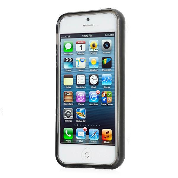 Силиконов бъмпер за iPhone 5, iPhone 5S, iPhone SE - Protective Ultraslim Bumper (сив) | JAR Computers Силиконов бъмпер за iPhone 5, iPhone 5S, iPhone SE - Protective Ultraslim Bumper (сив)
