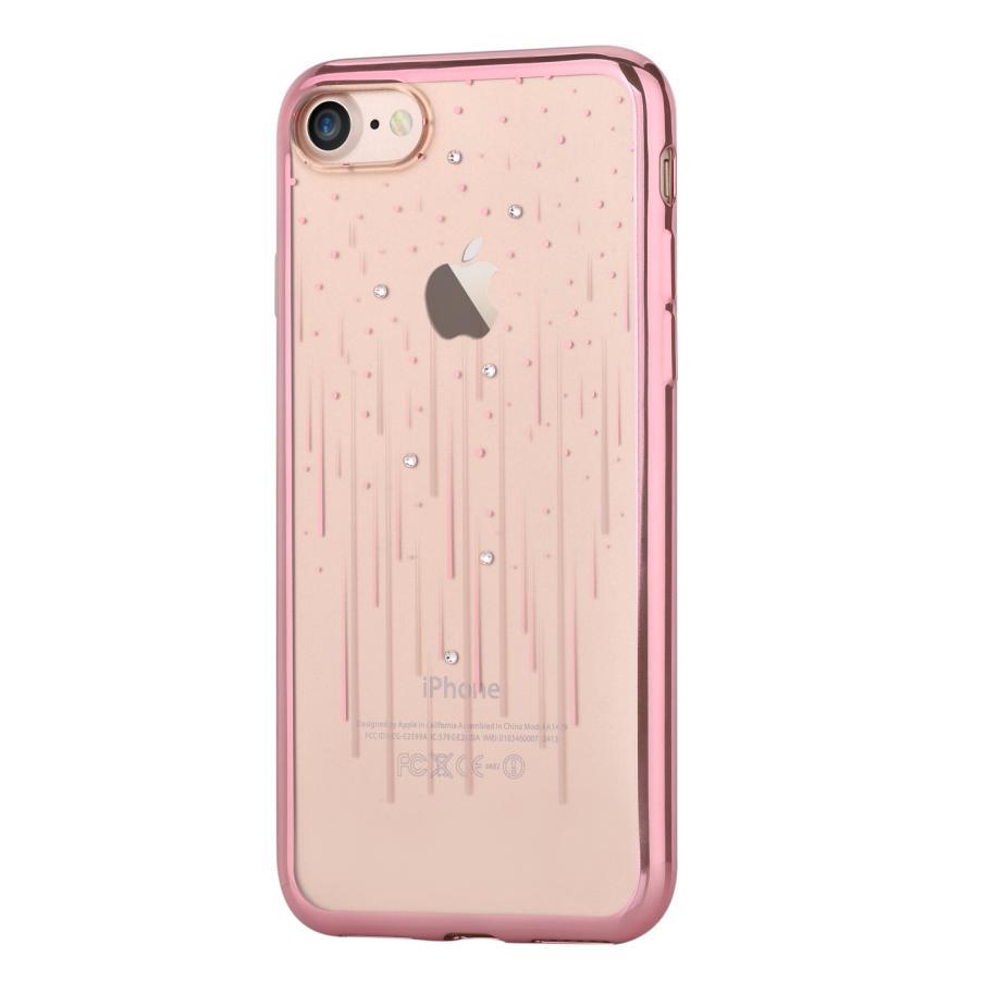 Силиконов (TPU) калъф за iPhone 8, iPhone 7 (с кристали Сваровски) - Devia Crystal Meteor Case (розово злато) | JAR Computers Силиконов (TPU) калъф за iPhone 8, iPhone 7 (с кристали Сваровски) - Devia Crystal Meteor Case (розово злато)