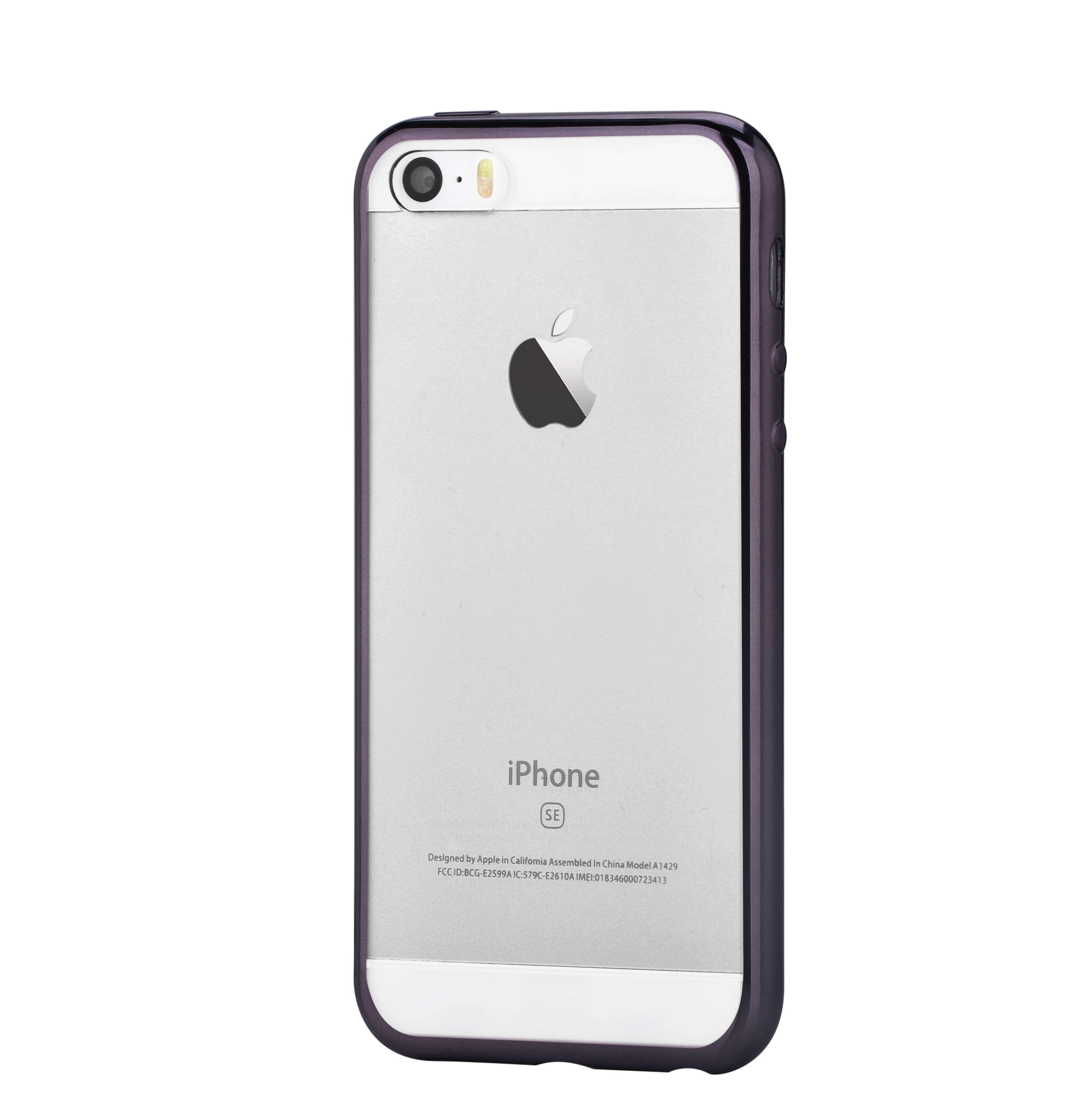 Силиконов (TPU) калъф за iPhone SE, iPhone 5S, iPhone 5 - Devia Glitter Case (черен) | JAR Computers Силиконов (TPU) калъф за iPhone SE, iPhone 5S, iPhone 5 - Devia Glitter Case (черен)
