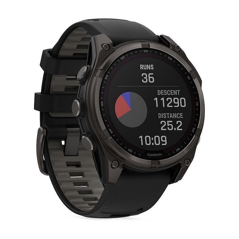 Смарт часовник Garmin Fenix 8 Sapphire Carbon GrayTitanium 010-02906-11 , 1.30