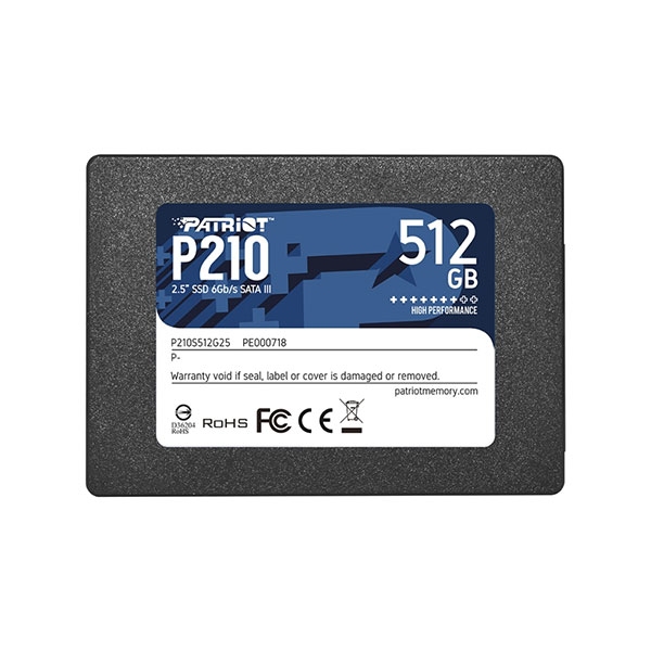 SSD 512GB Patriot P210, 2.5",SATA 3