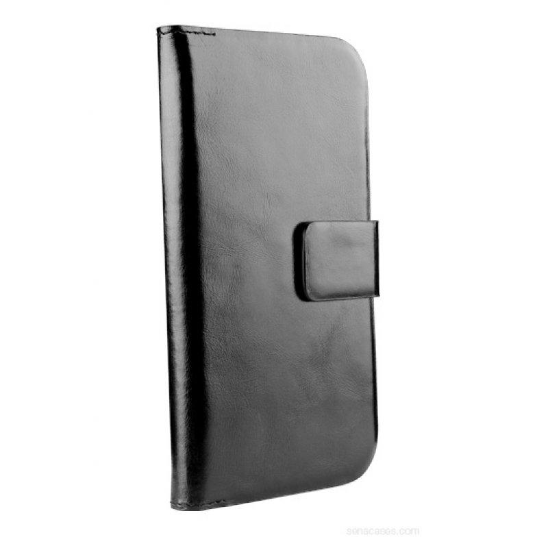 Уникален кожен калъф тип портфейл за Samsung Galaxy S3 i9300, S3 Neo (естествена кожа) - Sena Magia Wallet (черен) | JAR Computers Уникален кожен калъф тип портфейл за Samsung Galaxy S3 i9300, S3 Neo (естествена кожа) - Sena Magia Wallet (черен)