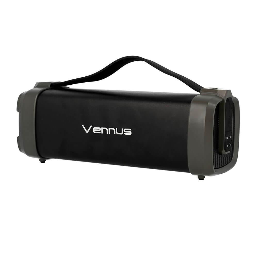 Безжичен блутут спийкър с FM радио, USB порт и microSD слот - Vennus Bluetooth Speaker TWS F52 (черен) | JAR Computers Безжичен блутут спийкър с FM радио, USB порт и microSD слот - Vennus Bluetooth Speaker TWS F52 (черен)