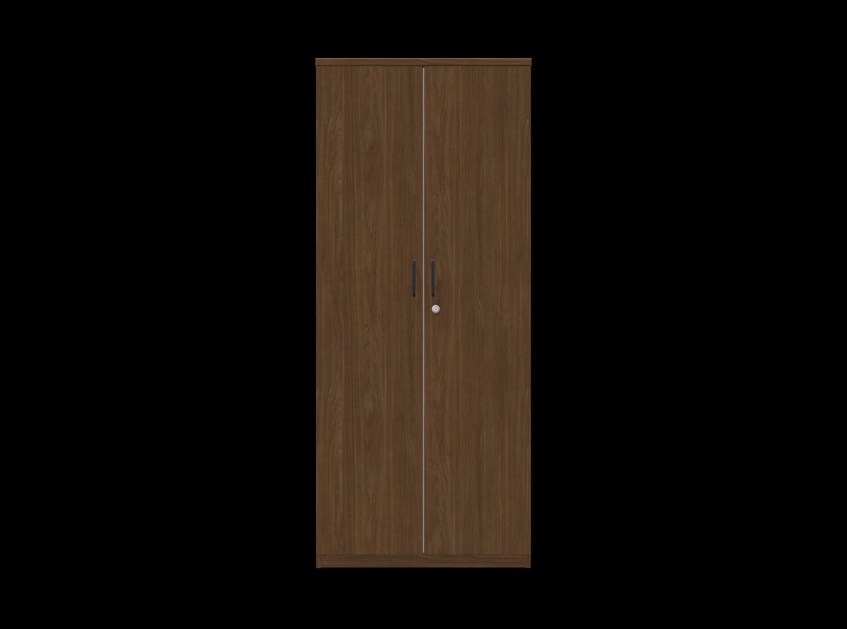 Двукрилен гардероб Easy Space D2, 800х445х1895мм, ПДЧ 25 мм, черна метална дръжка, орех Линкълн | JAR Computers Двукрилен гардероб Easy Space D2, 800х445х1895мм, ПДЧ 25 мм, черна метална дръжка, орех Линкълн