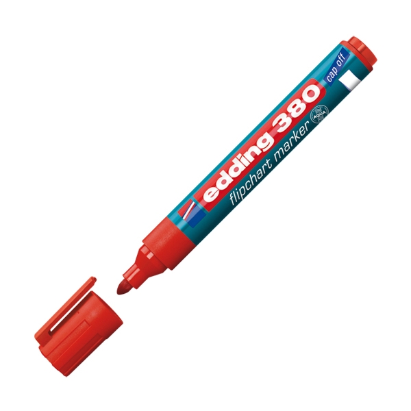EDDING 380 FLIPCHART MARKER RED (EDD3887002R)