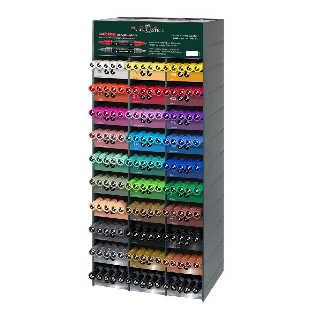 Faber-Castell Акрилен маркер Multimark, 150 броя дисплей