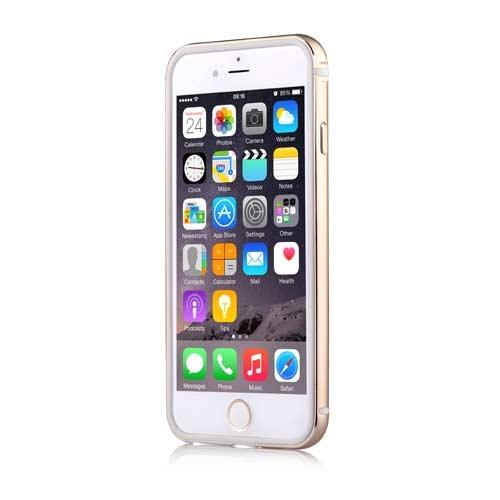 Хибриден бъмпер (алуминий + TPU) за iPhone 6, iPhone 6S - Comma Armor Bumper (златист) | JAR Computers Хибриден бъмпер (алуминий + TPU) за iPhone 6, iPhone 6S - Comma Armor Bumper (златист)