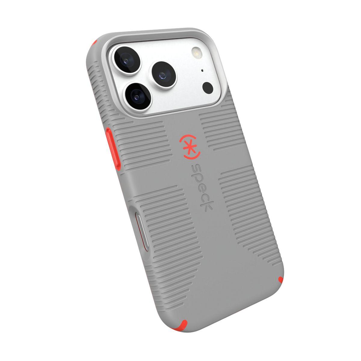 Калъф Speck CandyShell Grip, за iPhone 18 Pro, Overcast Grey | JAR Computers Калъф Speck CandyShell Grip, за iPhone 18 Pro, Overcast Grey
