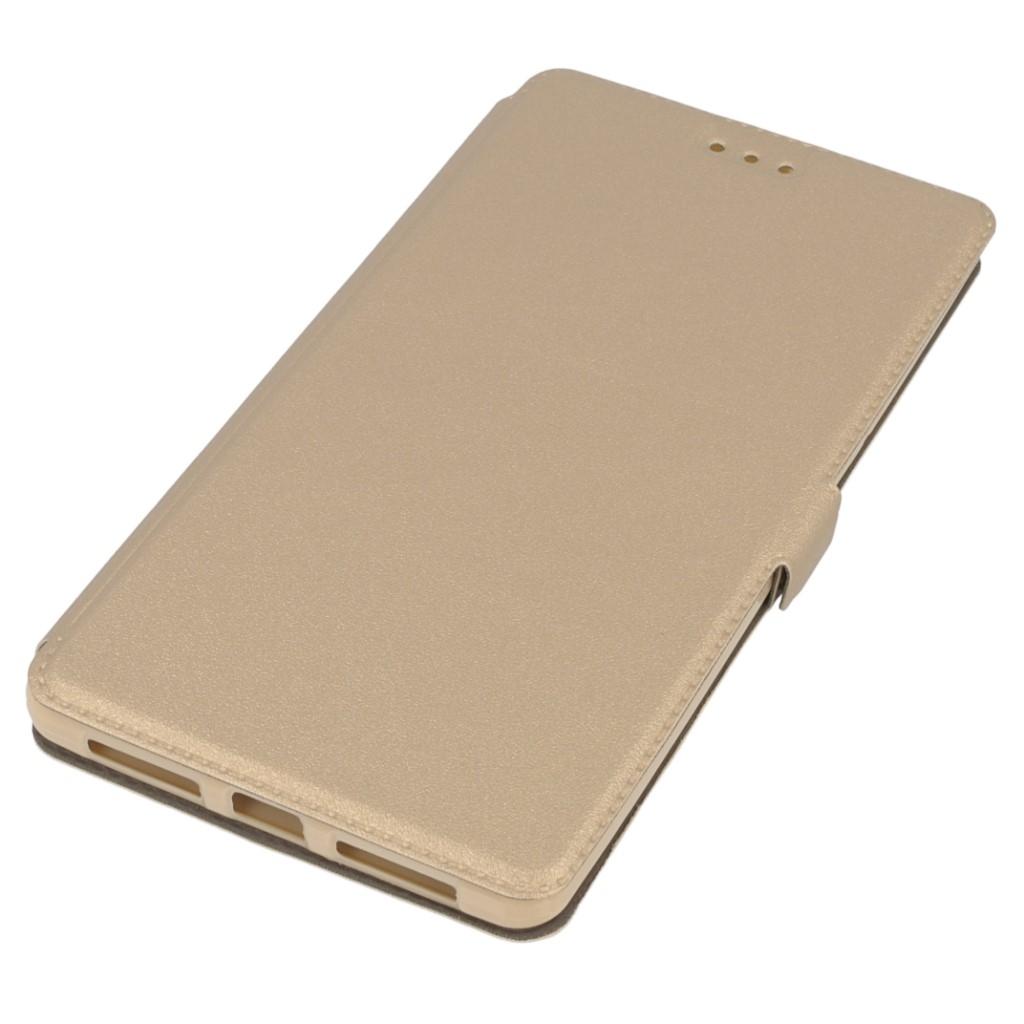 Кожен калъф, тип портфейл и поставка за HTC 10 - Wallet Flip Case (златист) | JAR Computers Кожен калъф, тип портфейл и поставка за HTC 10 - Wallet Flip Case (златист)