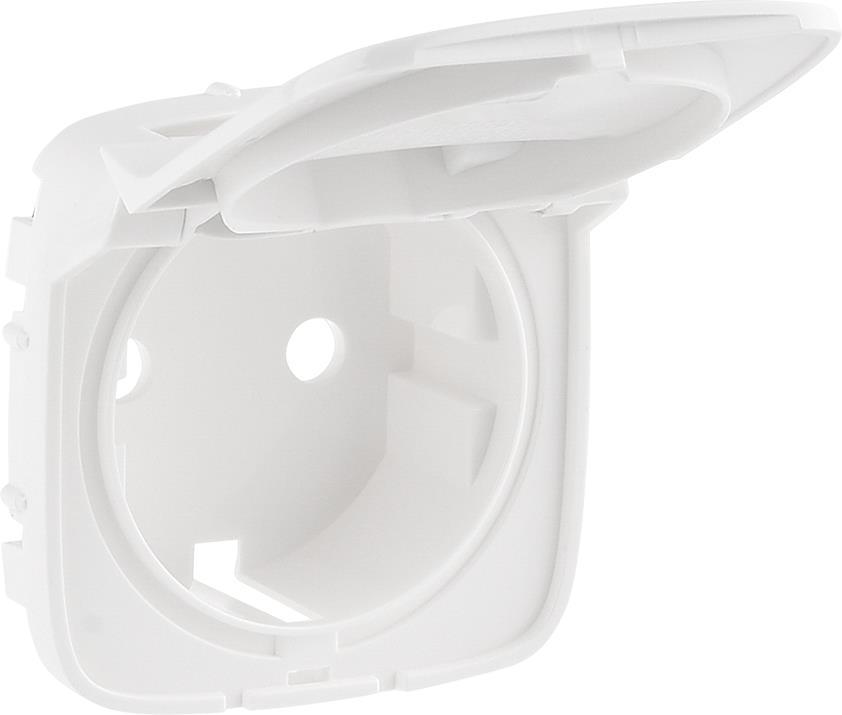 Лицев панел за контакт с капак, шуко с детска защита цвят Бял Valena Allure Legrand | JAR Computers Лицев панел за контакт с капак, шуко с детска защита цвят Бял Valena Allure Legrand