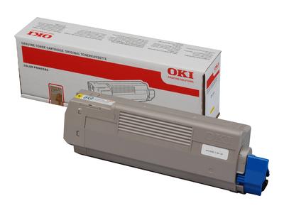 OKI C610 toner cartridge yellow standard capacity 6.000 pages 1-pack