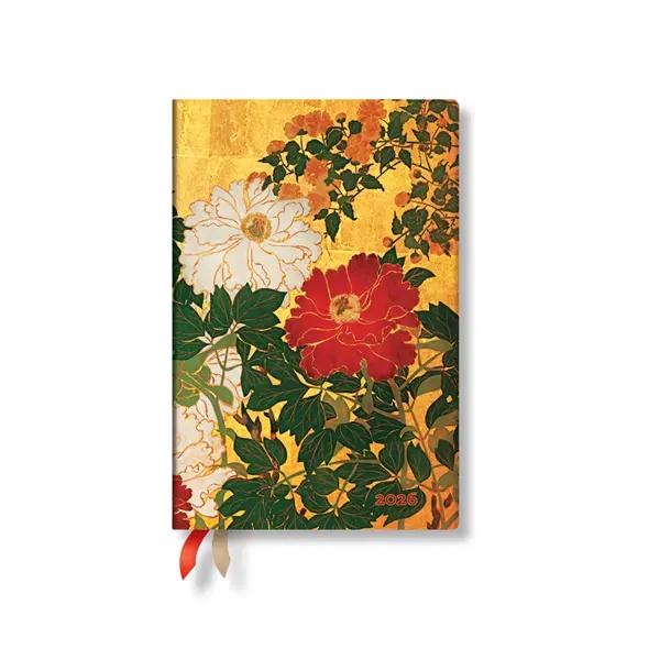 Paperblanks Планер Natsu, Mini, хоризонтален, мека корица, 88 листа, за 2026 година | JAR Computers Paperblanks Планер Natsu, Mini, хоризонтален, мека корица, 88 листа, за 2026 година