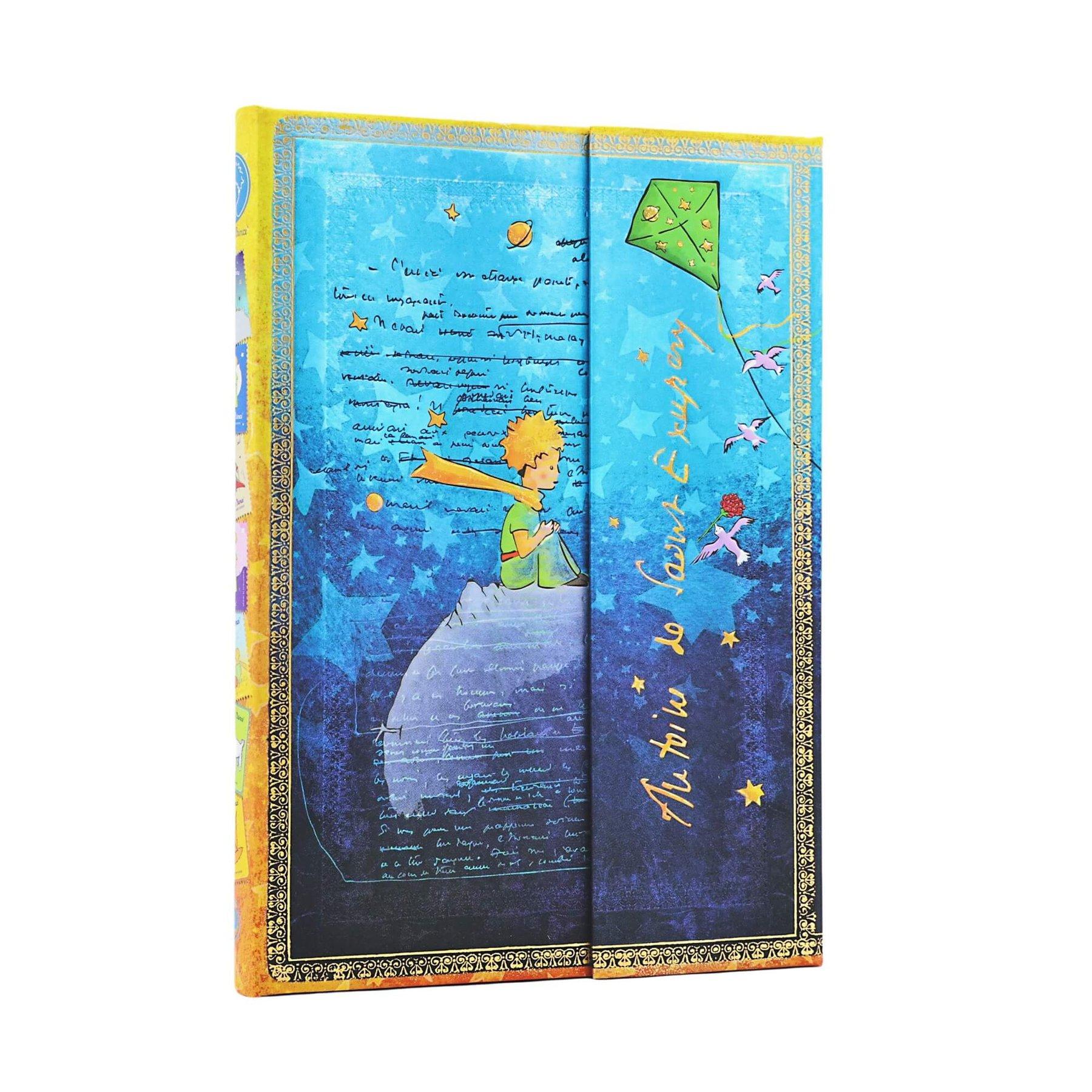 Paperblanks Тефтер Saint-Exupery - The Little Prince, Midi, твърда корица, 72 листа