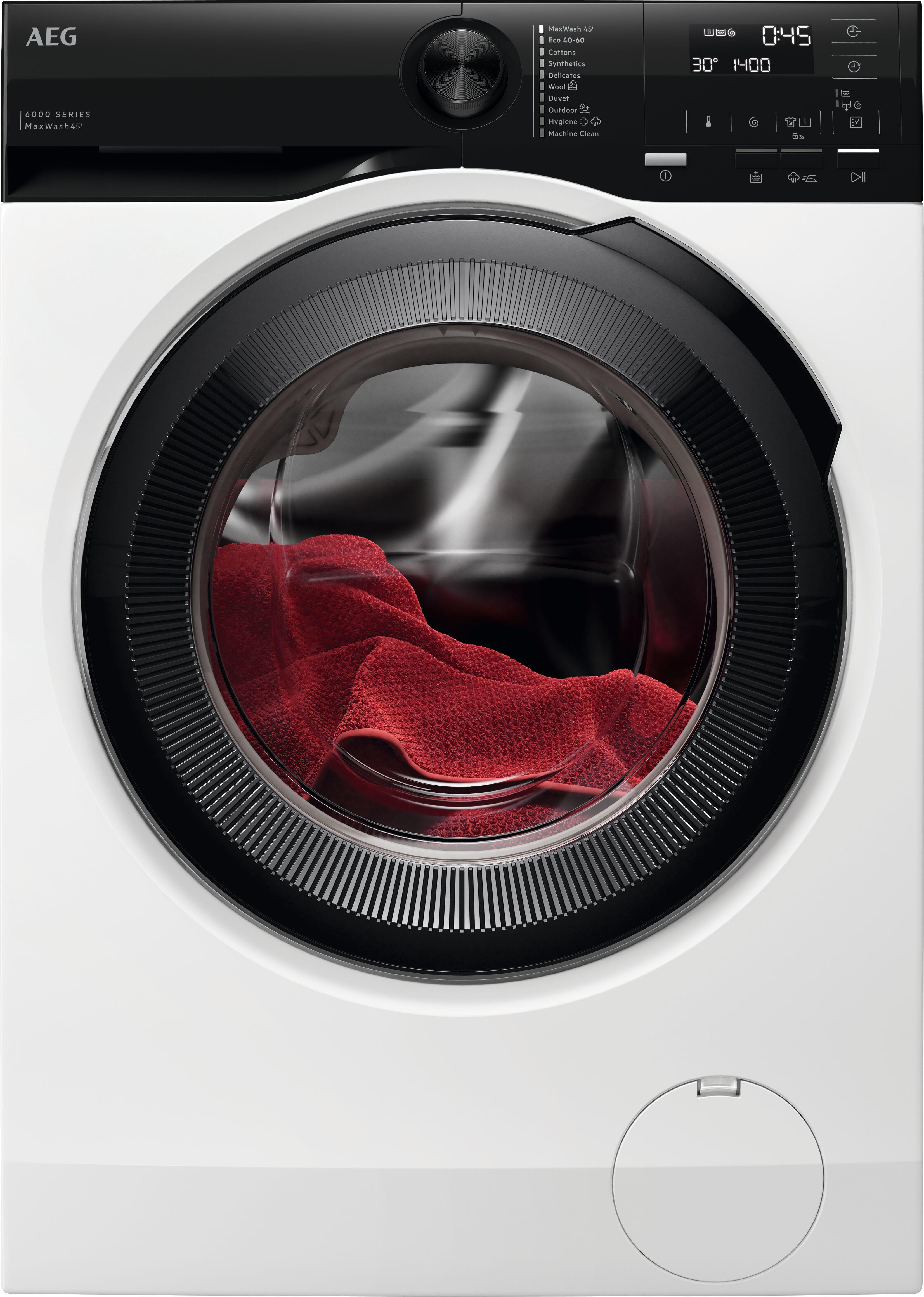 Пералня AEG LFR6G544E , 10.50 kg, 1400 об./мин., A , Бял