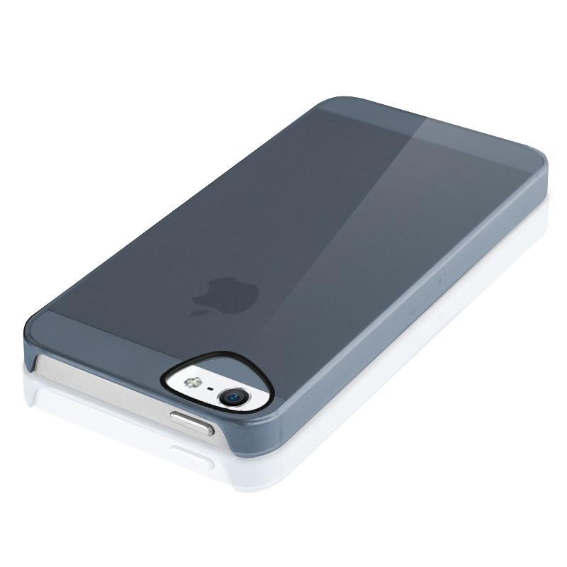 Поликарбонатов кейс и защитно покритие за дисплея за iPhone 5, iPhone 5S, iPhone SE - Itskins Ghost Case (черен) | JAR Computers Поликарбонатов кейс и защитно покритие за дисплея за iPhone 5, iPhone 5S, iPhone SE - Itskins Ghost Case (черен)