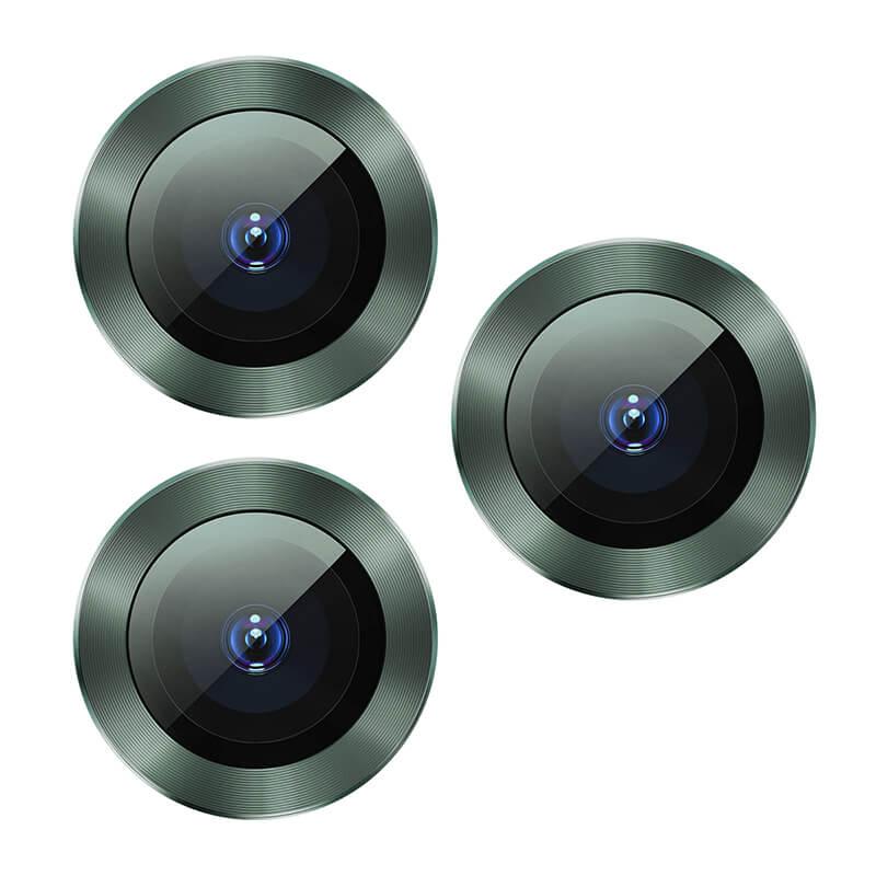 Предпазни стъклени лещи за камерата на iPhone 11 Pro, iPhone 11 Pro Max - Baseus Alloy Protection Ring Lens Film (SGAPIPH58S-AJT06) (зелен) | JAR Computers Предпазни стъклени лещи за камерата на iPhone 11 Pro, iPhone 11 Pro Max - Baseus Alloy Protection Ring Lens Film (SGAPIPH58S-AJT06) (зелен)