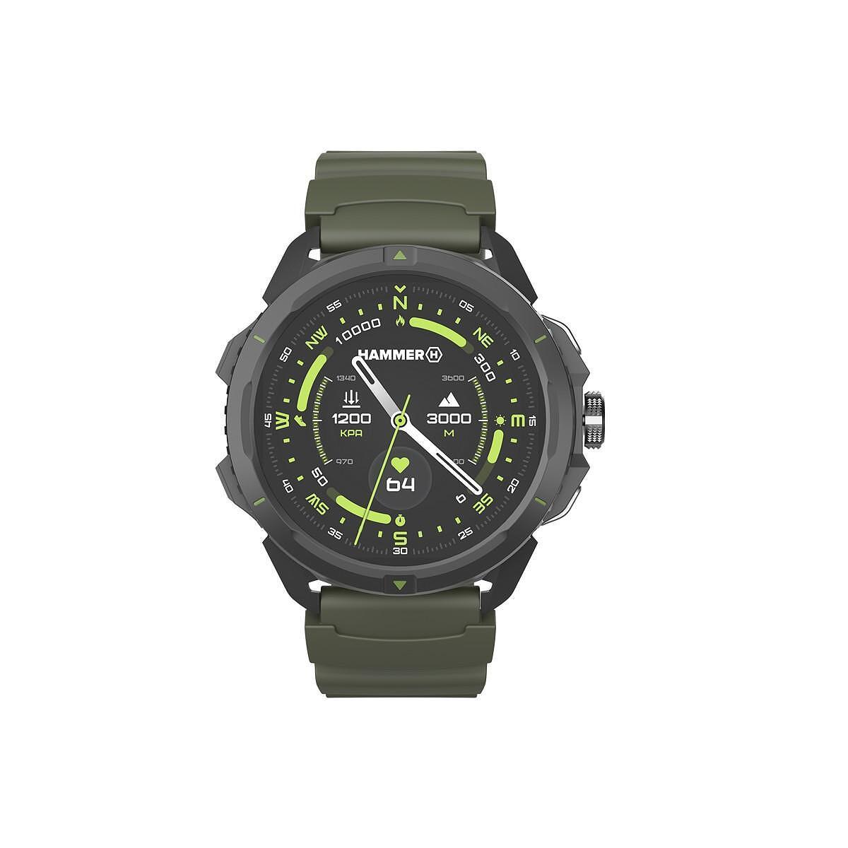 Смарт часовник HAMMER Watch 2 Military Edition | JAR Computers Смарт часовник HAMMER Watch 2 Military Edition