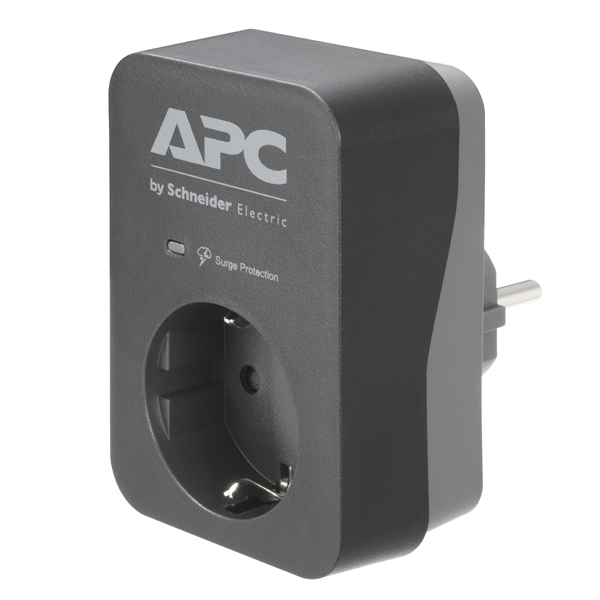 SURGE Protector 1x APC PME1WB-GR, Black | JAR Computers SURGE Protector 1x APC PME1WB-GR, Black