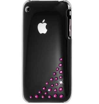 Кейс с кристали на Сваровски за iPhone 3G/3Gs - Swarovski Diffusion Fuchsia | JAR Computers Кейс с кристали на Сваровски за iPhone 3G/3Gs - Swarovski Diffusion Fuchsia