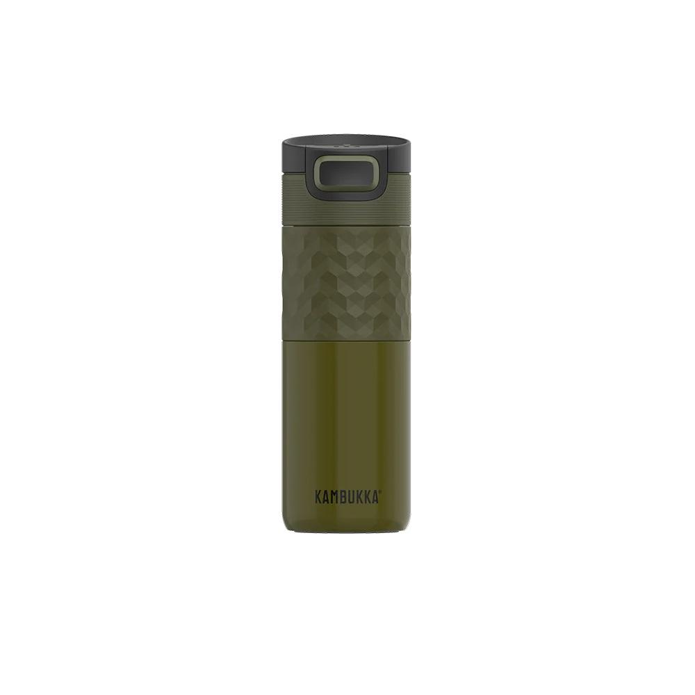 Термочаша от неръждаема стомана Kambukka Etna Grip с термокапак 3 в 1 Snapclean®, 500 мл, Khaki Warrior | JAR Computers Термочаша от неръждаема стомана Kambukka Etna Grip с термокапак 3 в 1 Snapclean®, 500 мл, Khaki Warrior
