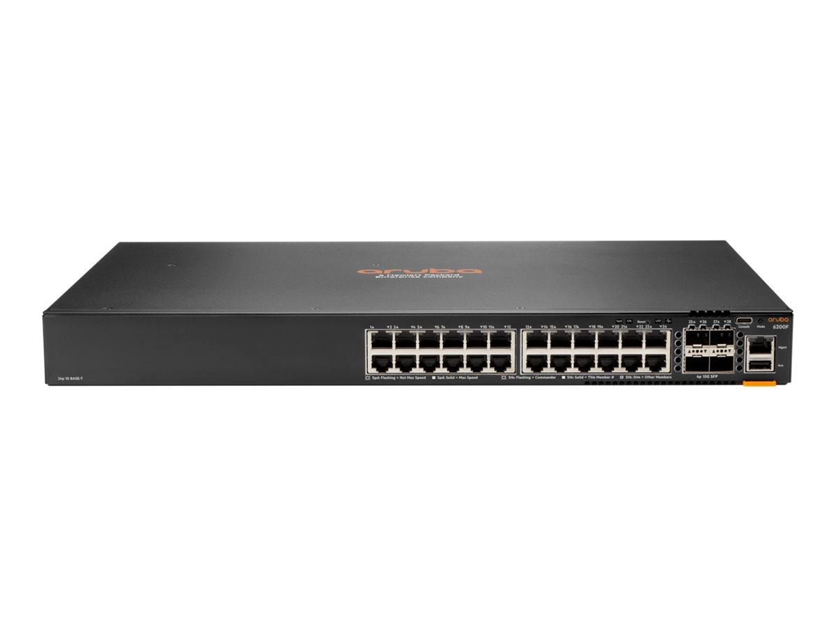 Aruba CX 6200F 24G 4SFP+ Switch | JAR Computers Aruba CX 6200F 24G 4SFP+ Switch