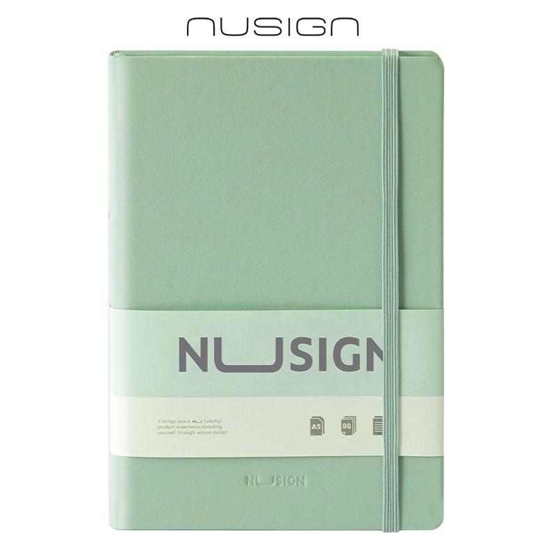 Бележник с ластик Nusign Classic ENS281 A5, 96 л., линиран шамоа офсет 80 г, корица ECO кожа, злн | JAR Computers Бележник с ластик Nusign Classic ENS281 A5, 96 л., линиран шамоа офсет 80 г, корица ECO кожа, злн