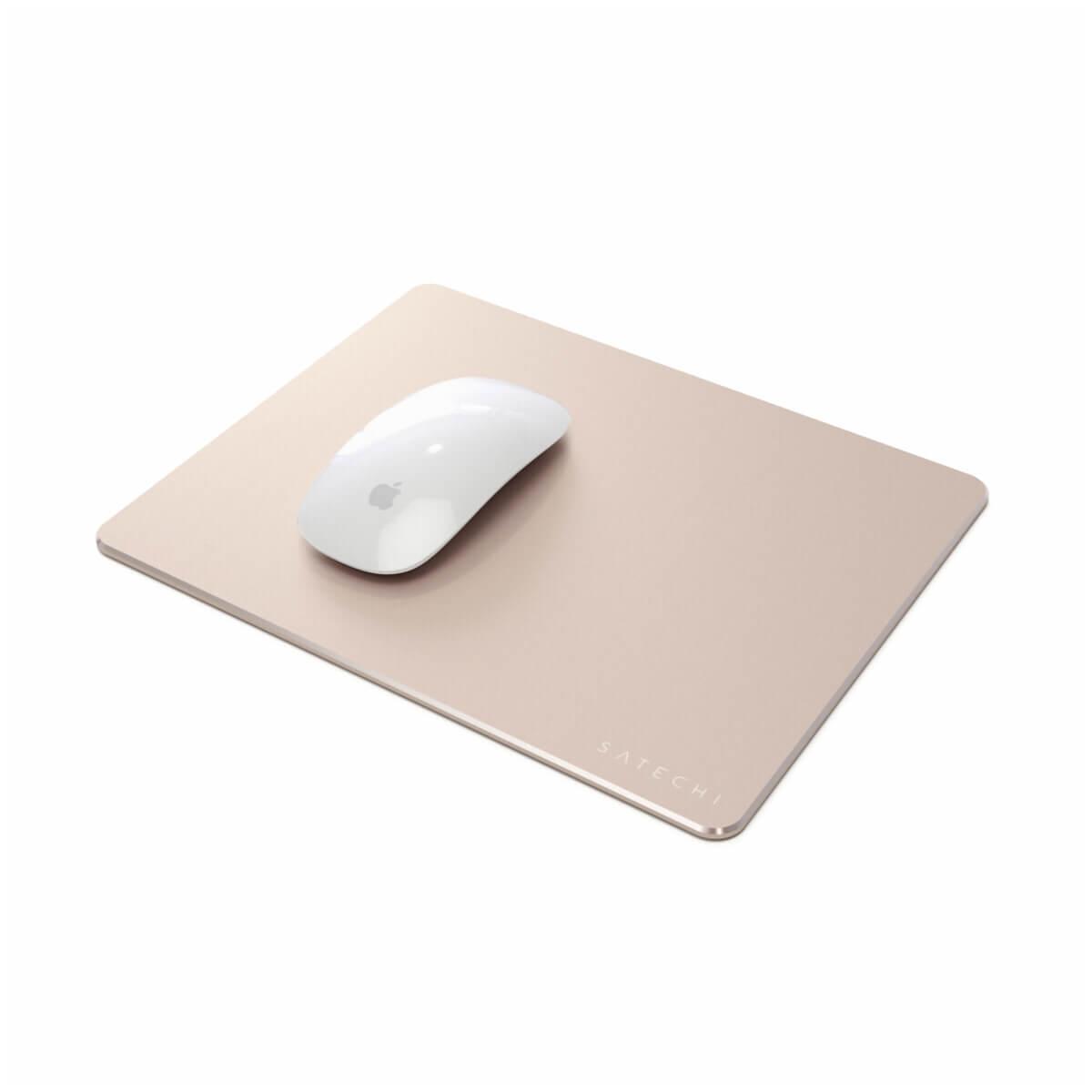 Дизайнерски алуминиев пад за мишка - Satechi Aluminium Mouse Pad (розово злато) | JAR Computers Дизайнерски алуминиев пад за мишка - Satechi Aluminium Mouse Pad (розово злато)