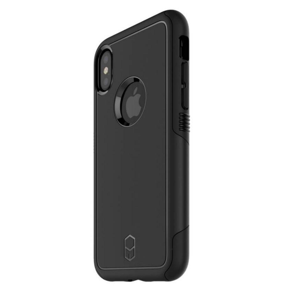 Хибриден удароустойчив калъф за iPhone XS, iPhone X (черен) - Patchworks Level Aegis Case | JAR Computers Хибриден удароустойчив калъф за iPhone XS, iPhone X (черен) - Patchworks Level Aegis Case