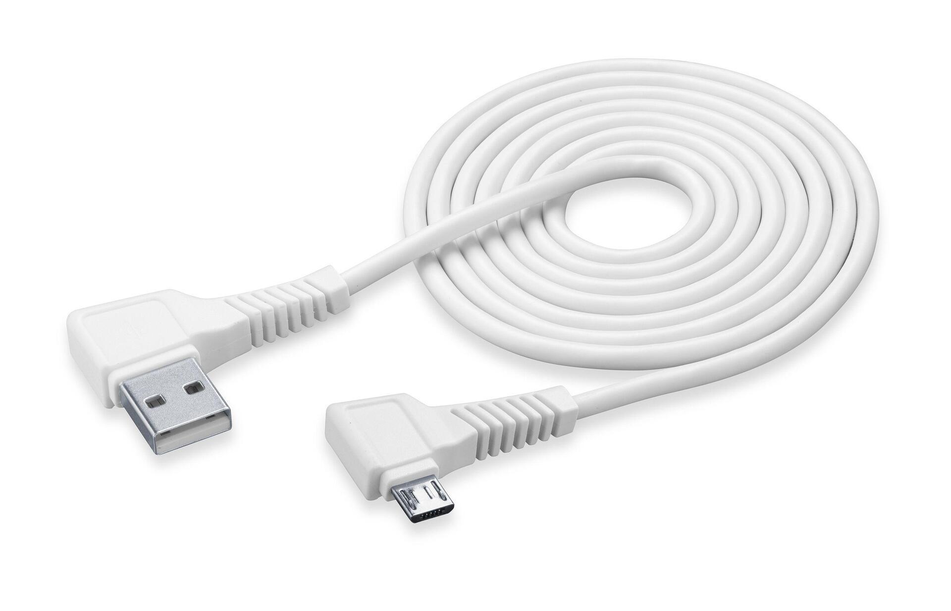 Кабел данни Angle microUSB 2 м