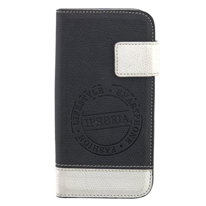 Кожен флип калъф за iPhone 5, iPhone 5S, iPhone SE - Iphoria by Peter Jäckel Book Case (черен) | JAR Computers Кожен флип калъф за iPhone 5, iPhone 5S, iPhone SE - Iphoria by Peter Jäckel Book Case (черен)