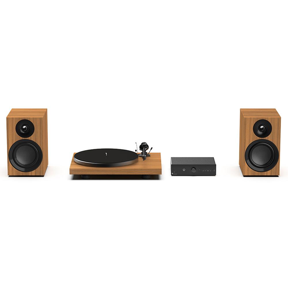 Комплект Pro-Ject Colourful Audio System E - кафяв