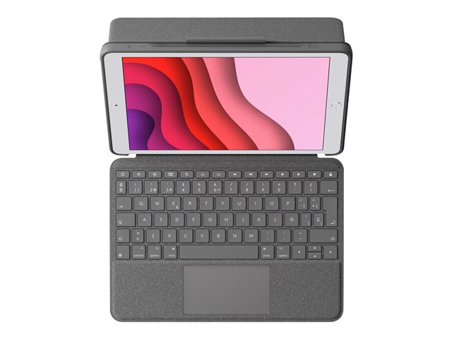 LOGITECH Combo Touch for iPad 10th gen - OXFORD GREY - (DE) - CENTRAL | JAR Computers LOGITECH Combo Touch for iPad 10th gen - OXFORD GREY - (DE) - CENTRAL