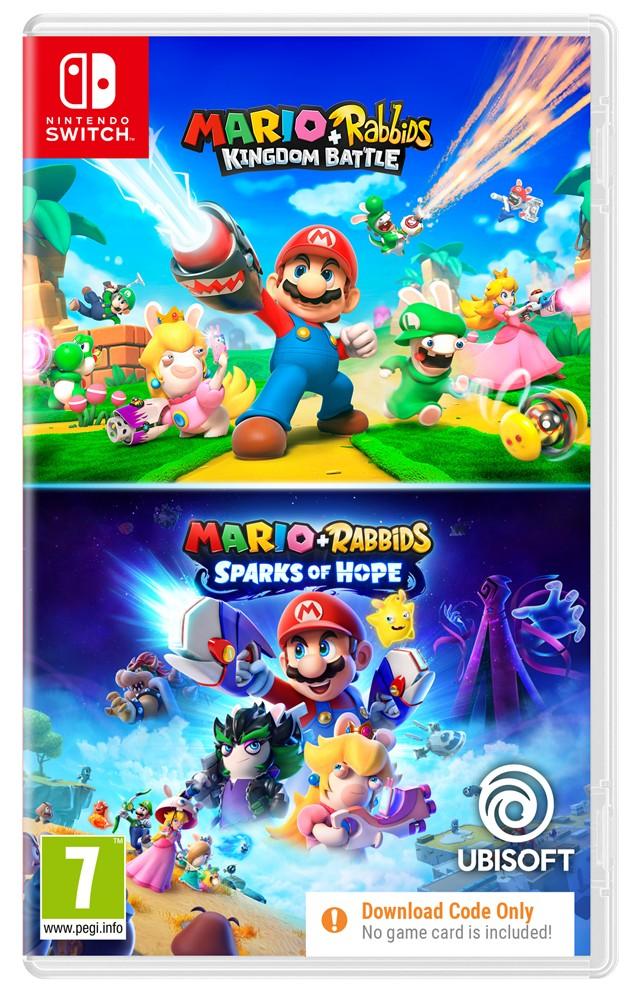 Mario + Rabbids: Kingdom Battle/Sparks of Hope - Double Pack - Код в кутия (Nintendo Switch) | JAR Computers Mario + Rabbids: Kingdom Battle/Sparks of Hope - Double Pack - Код в кутия (Nintendo Switch)