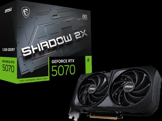 MSI GeForce RTX 5070 12G SHADOW 2X OC