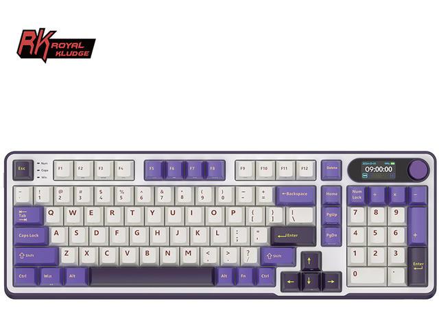 Royal Kludge RK-S98 Light Cloud, Blackberry Mousse