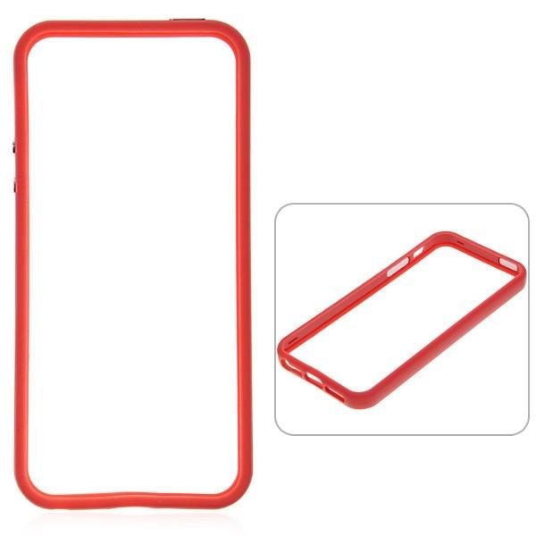 Силиконов бъмпер за iPhone 5, iPhone 5S, iPhone SE - Protective Ultraslim Bumper (червен) | JAR Computers Силиконов бъмпер за iPhone 5, iPhone 5S, iPhone SE - Protective Ultraslim Bumper (червен)