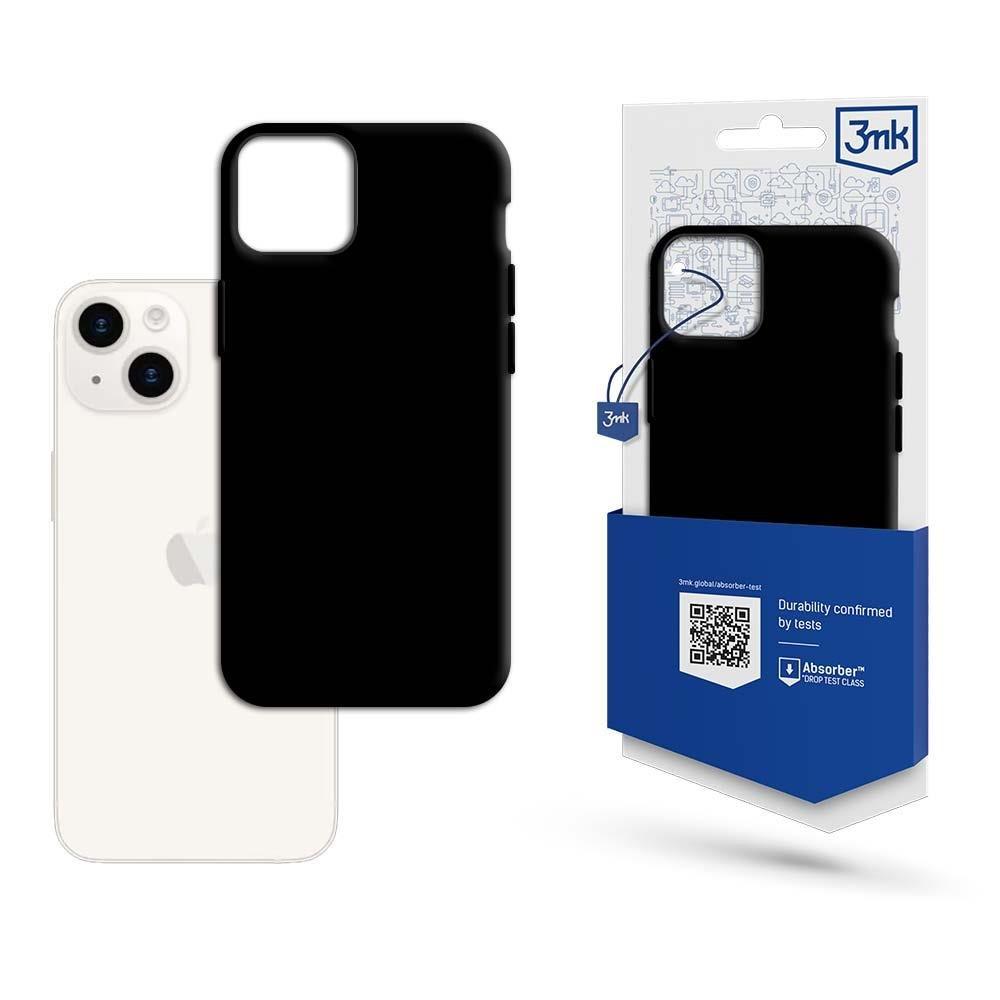 Силиконов (TPU) калъф за iPhone 15 - 3MK Matt Case (черен) | JAR Computers Силиконов (TPU) калъф за iPhone 15 - 3MK Matt Case (черен)