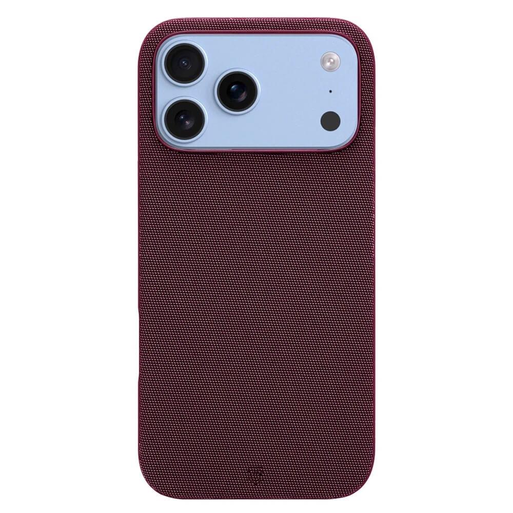 Текстилен калъф с MagSafe за iPhone 18 Pro, iPhone 17 Pro - Tactical MagForce WEARe Cover (бордо) | JAR Computers Текстилен калъф с MagSafe за iPhone 18 Pro, iPhone 17 Pro - Tactical MagForce WEARe Cover (бордо)