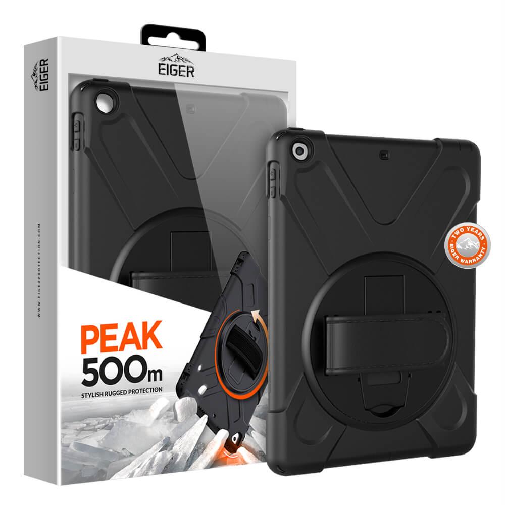 Удароустойчив хибриден кейс от най-висок клас за iPad 5 (2017), iPad 6 (2018) - Eiger Peak 500m Case (черен) | JAR Computers Удароустойчив хибриден кейс от най-висок клас за iPad 5 (2017), iPad 6 (2018) - Eiger Peak 500m Case (черен)