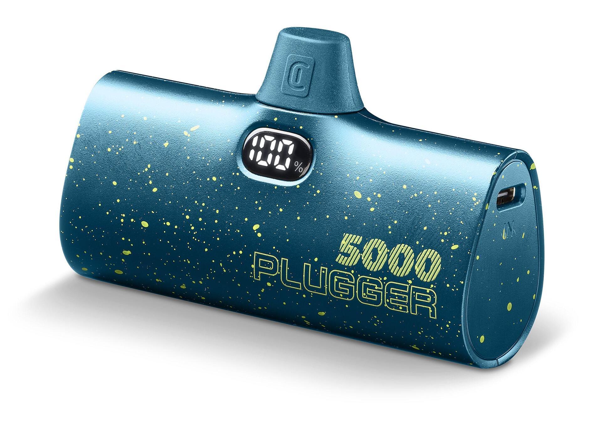 Външна батерия Plugger 5000 mAh синя