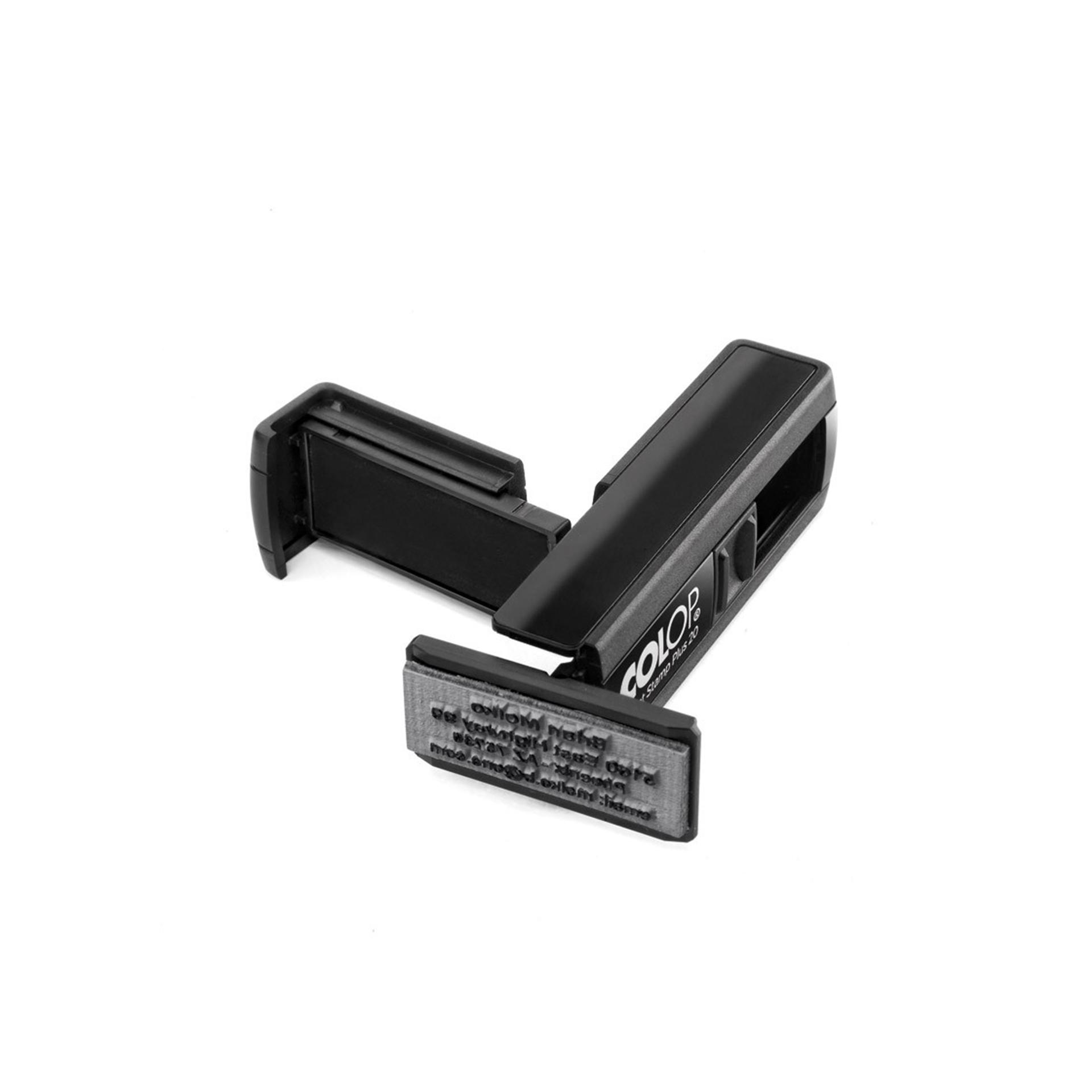 Colop Печат PR 30, джобен, правоъгълен, 18 х 47 mm, черен