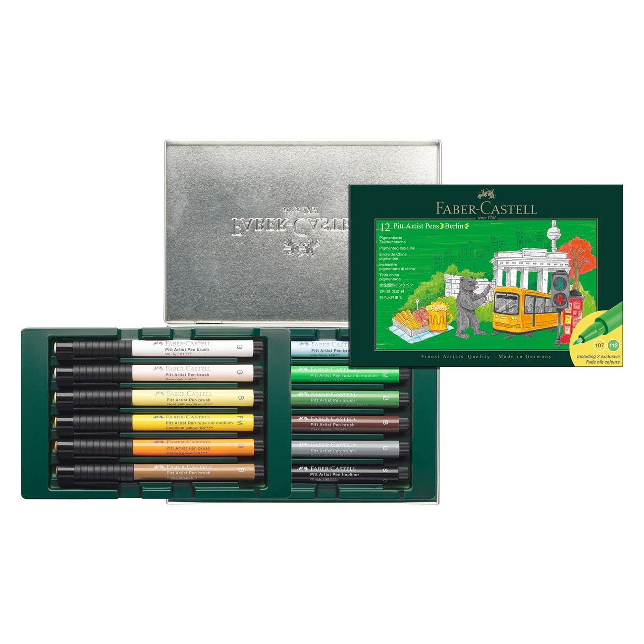 Faber-Castell Маркер Pitt Artist, Berlin, 12 броя
