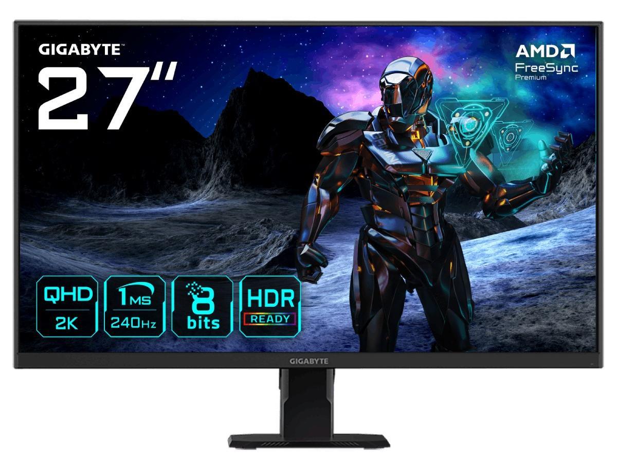 Гейминг монитор Gigabyte - GS27Q X, 27'', 240 Hz, 1ms, черен | JAR Computers Гейминг монитор Gigabyte - GS27Q X, 27'', 240 Hz, 1ms, черен