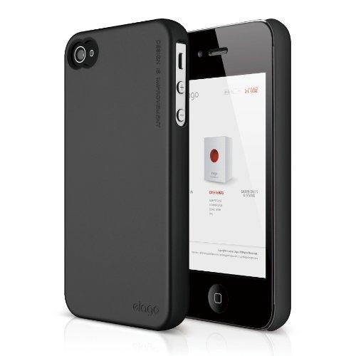 Кейс и покритие за iPhone 4/4S - Elago S4 Slim Fit 2 Case + HD Clear film (черен-лъскав) | JAR Computers Кейс и покритие за iPhone 4/4S - Elago S4 Slim Fit 2 Case + HD Clear film (черен-лъскав)