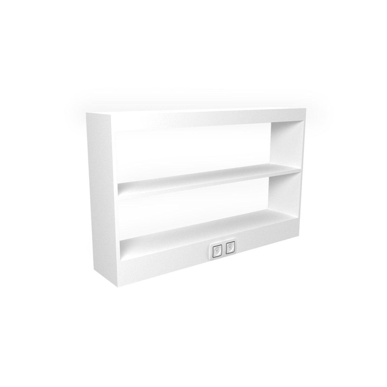 Надстройка-етажерка RFG Labo, 1200 х 250 х 750 mm, ПДЧ, с контакт | JAR Computers Надстройка-етажерка RFG Labo, 1200 х 250 х 750 mm, ПДЧ, с контакт