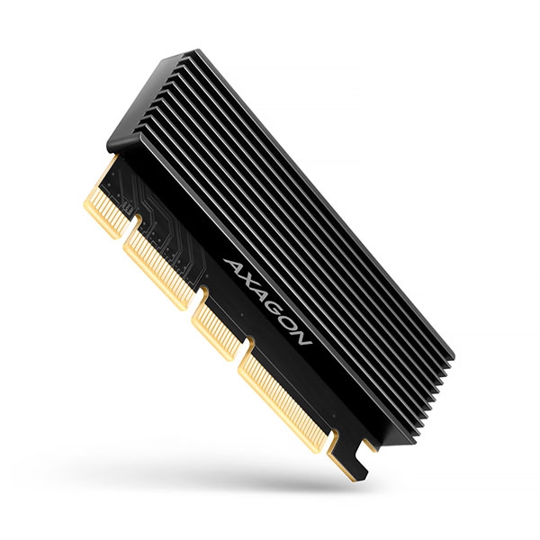 PCI-E 16x Card, M.2 NVMe, Cooler, AXAGON PCEM2-XS | JAR Computers PCI-E 16x Card, M.2 NVMe, Cooler, AXAGON PCEM2-XS