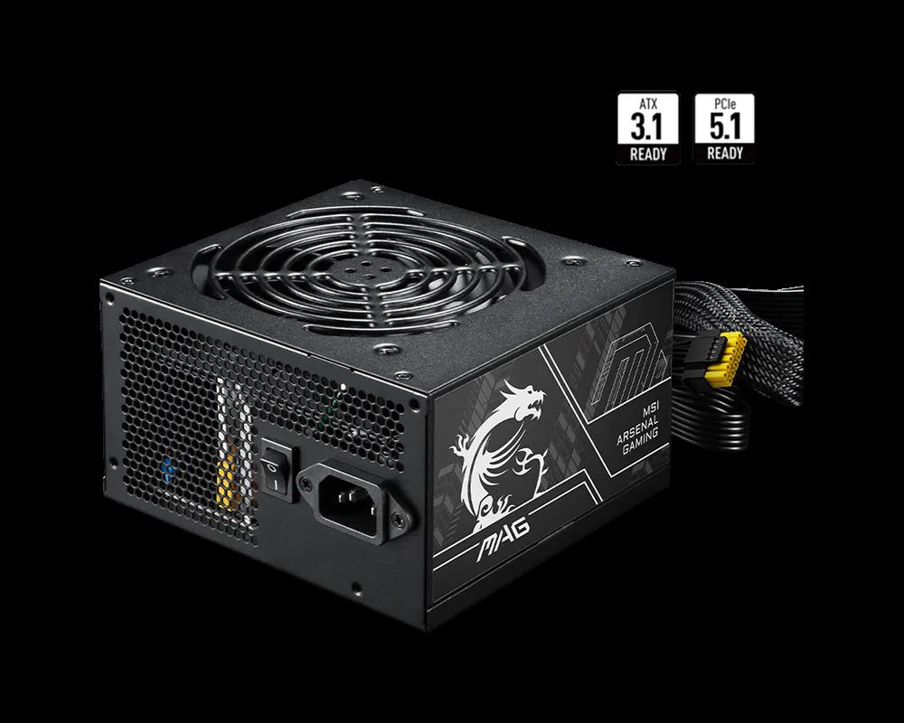 PSU MSI MAG A650BN PCIE5 II | JAR Computers PSU MSI MAG A650BN PCIE5 II