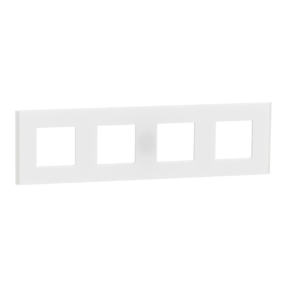 Рамка 4x 2M Unica Deco, бял мат - SCHNEIDER ELECTRIC New Unica NU600879 | JAR Computers Рамка 4x 2M Unica Deco, бял мат - SCHNEIDER ELECTRIC New Unica NU600879